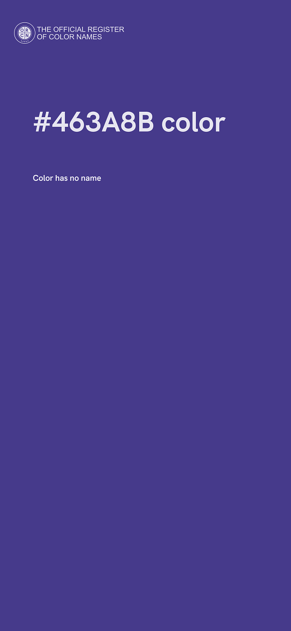 #463A8B color image