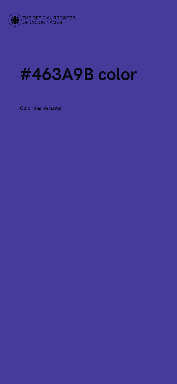 #463A9B color image