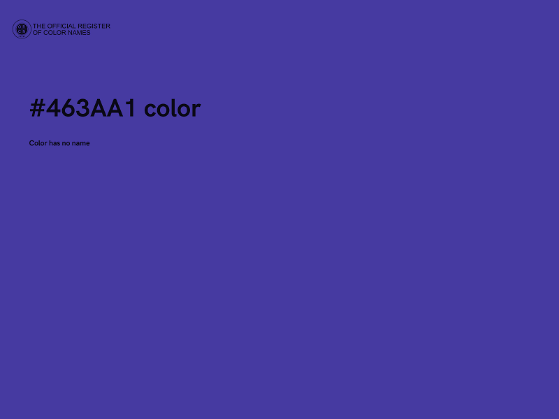 #463AA1 color image