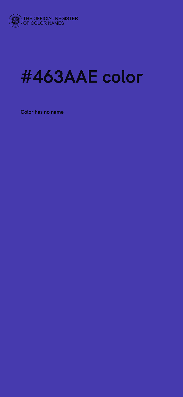 #463AAE color image