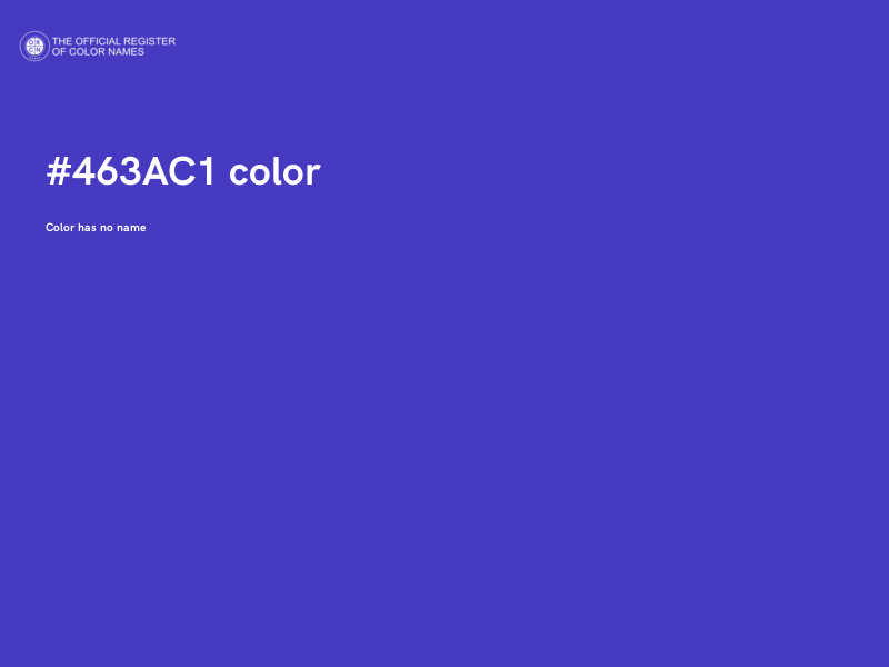 #463AC1 color image