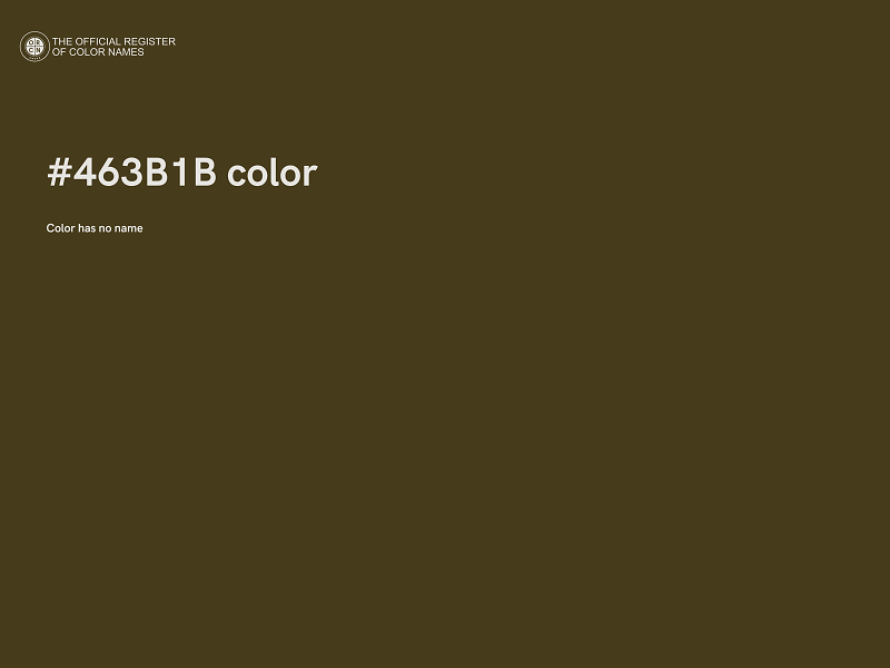 #463B1B color image