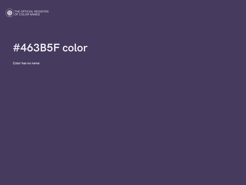 #463B5F color image