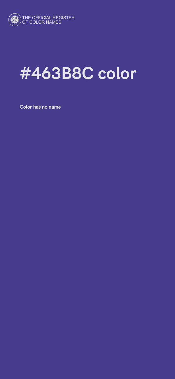 #463B8C color image