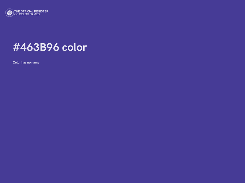 #463B96 color image