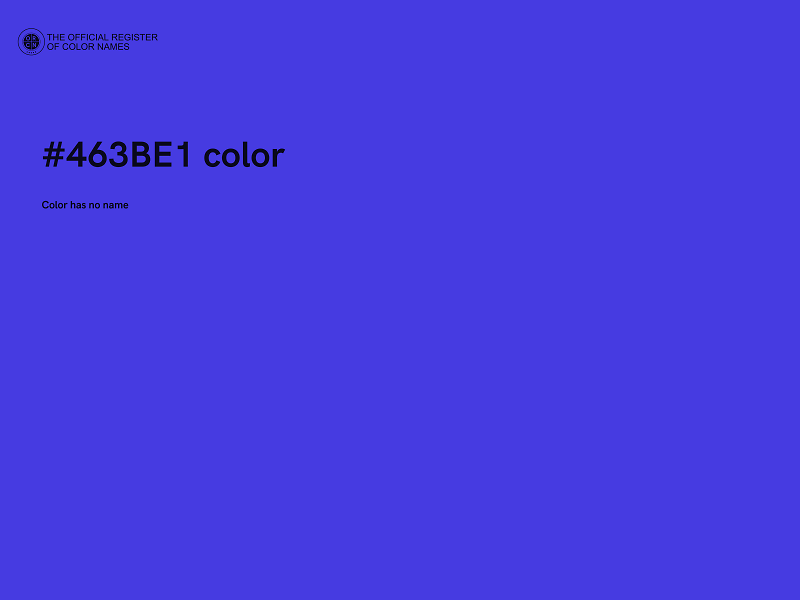 #463BE1 color image