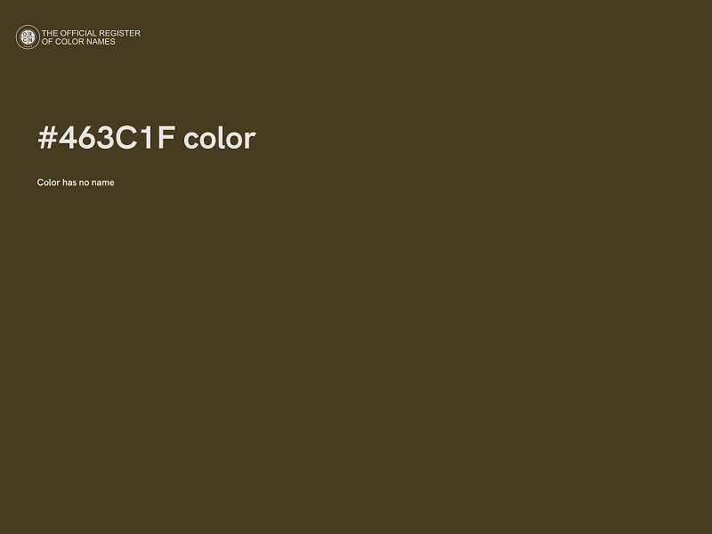 #463C1F color image