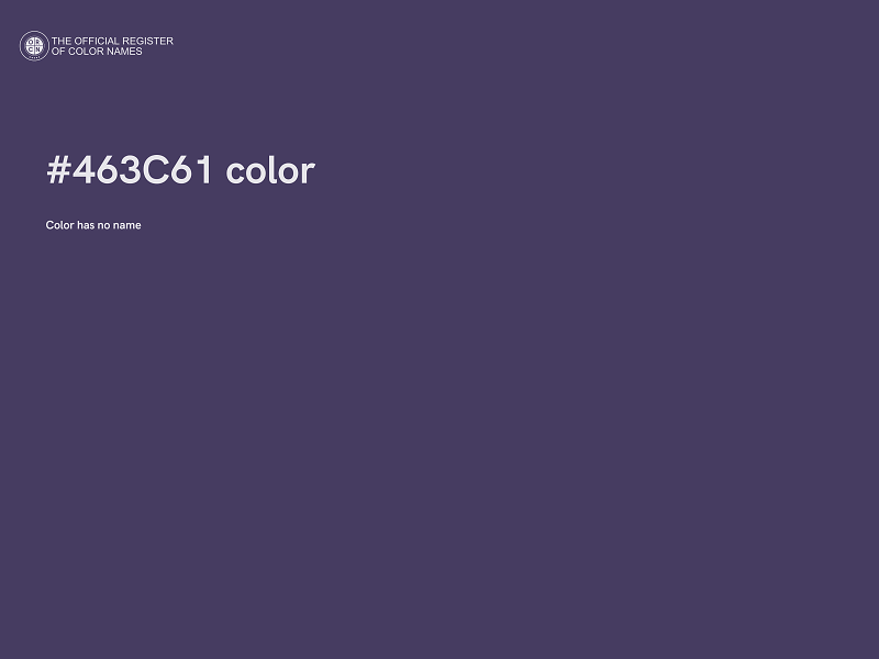 #463C61 color image