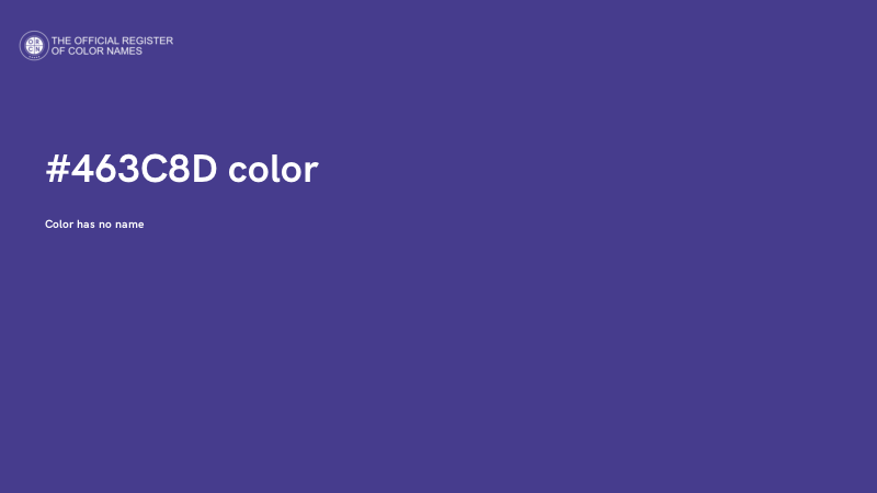 #463C8D color image