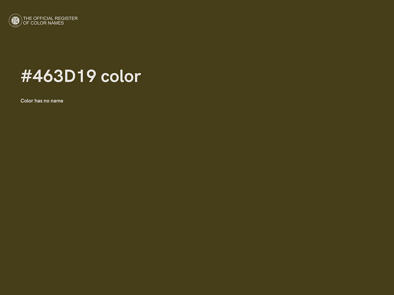 #463D19 color image