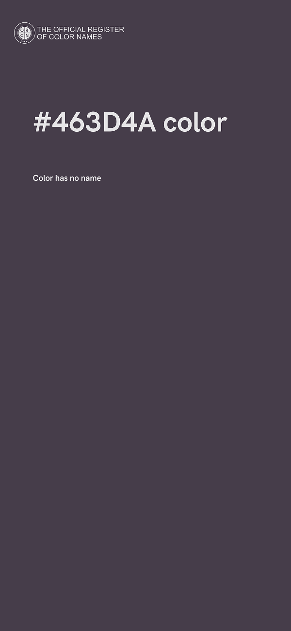 #463D4A color image
