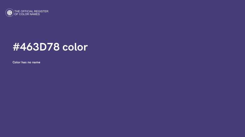 #463D78 color image