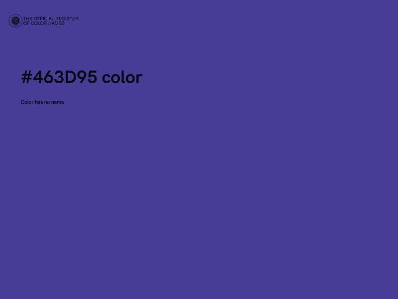 #463D95 color image