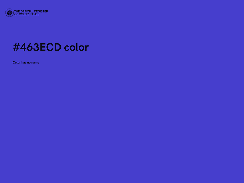 #463ECD color image