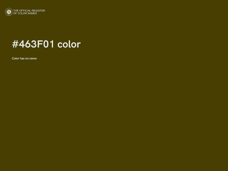 #463F01 color image