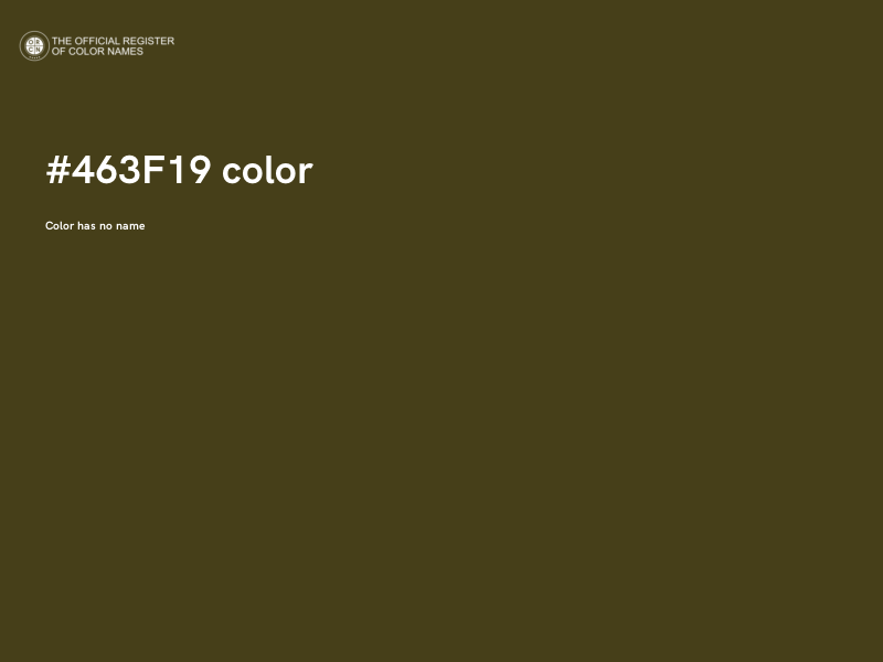 #463F19 color image
