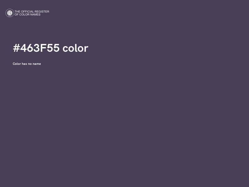 #463F55 color image