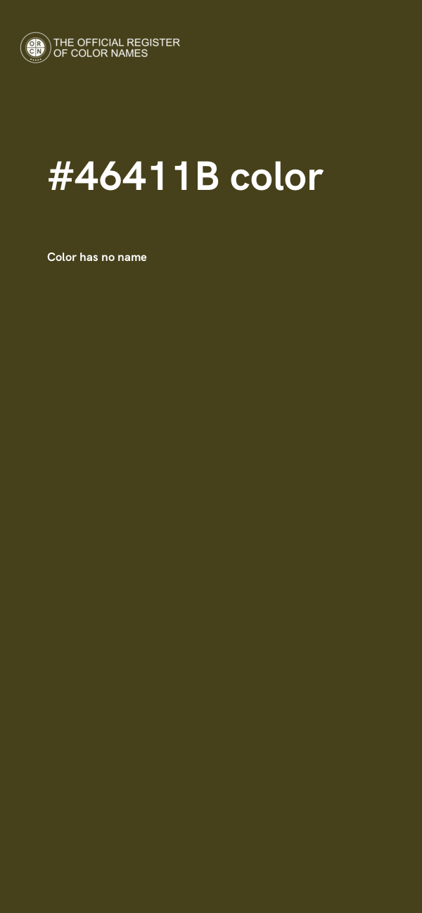 #46411B color image