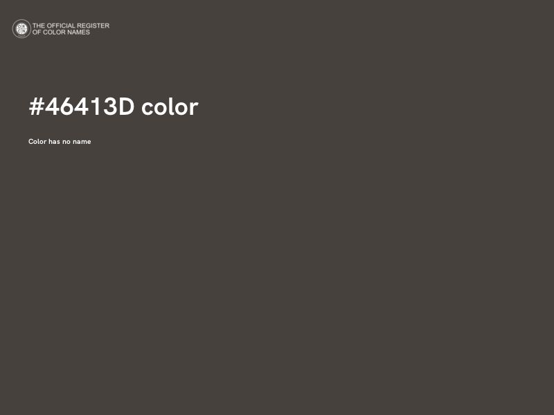#46413D color image