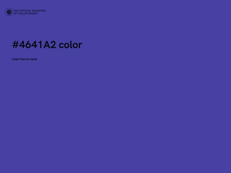 #4641A2 color image