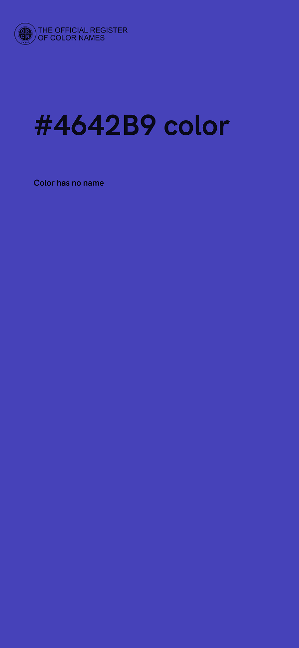#4642B9 color image