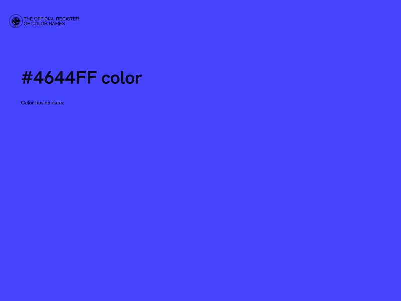 #4644FF color image
