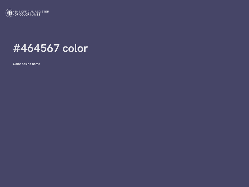 #464567 color image