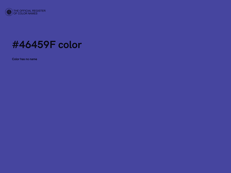 #46459F color image