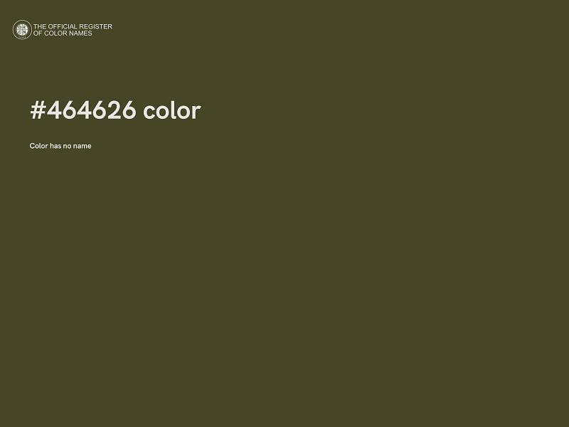 #464626 color image