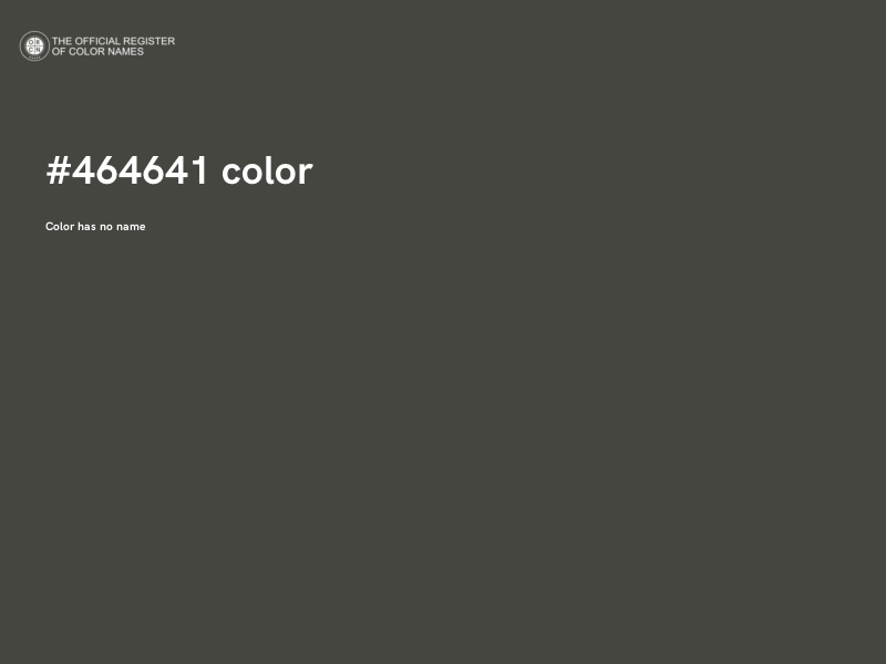 #464641 color image
