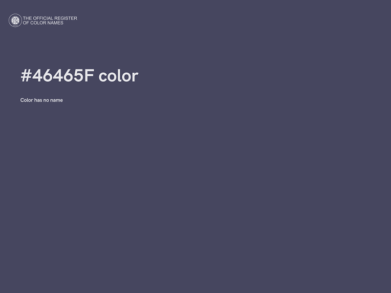 #46465F color image