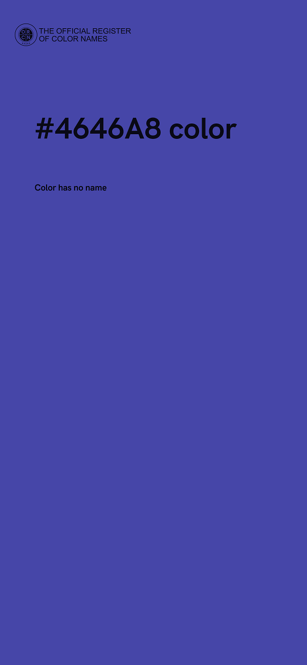 #4646A8 color image