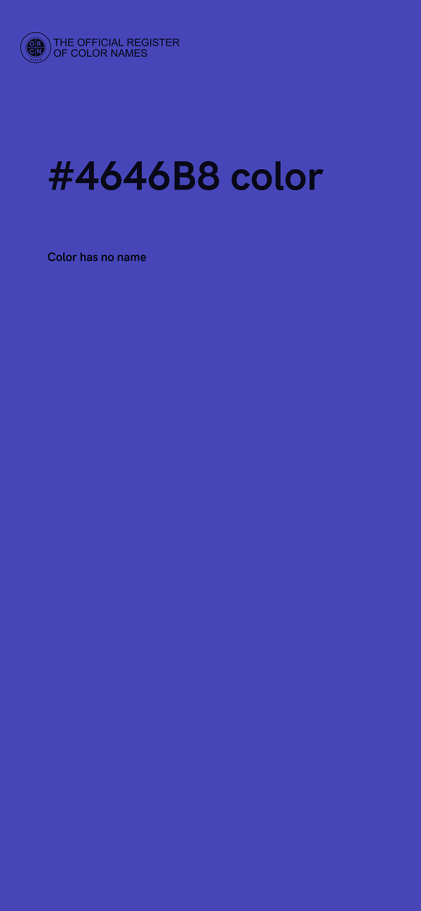 #4646B8 color image