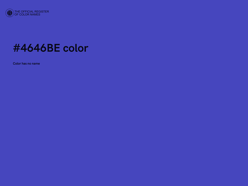 #4646BE color image