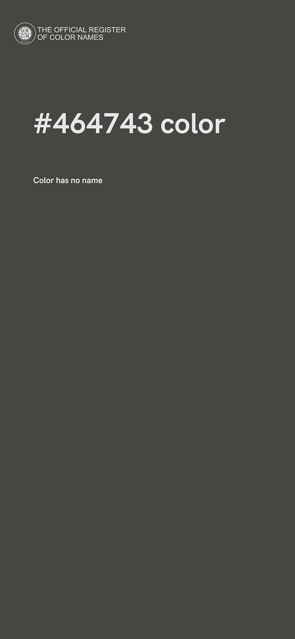 #464743 color image
