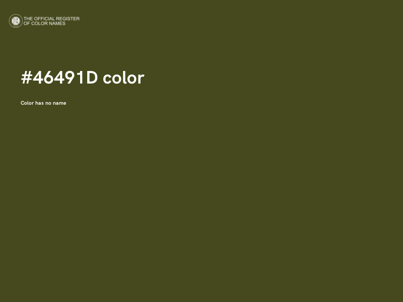 #46491D color image