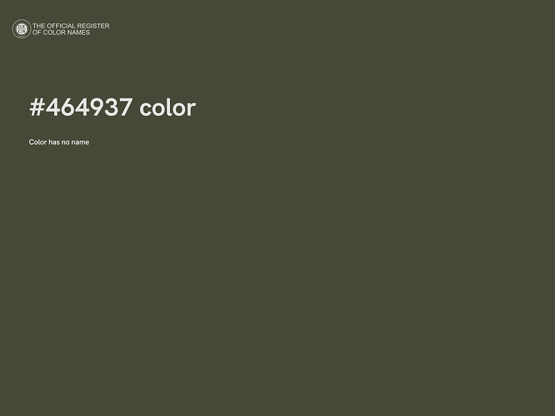 #464937 color image