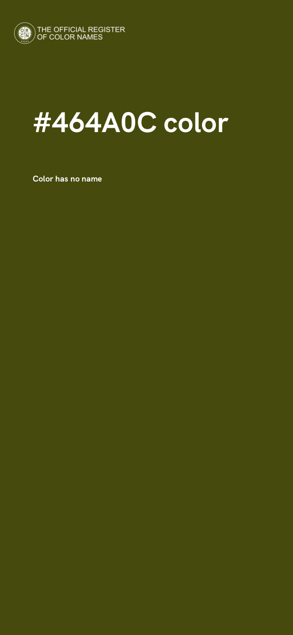 #464A0C color image