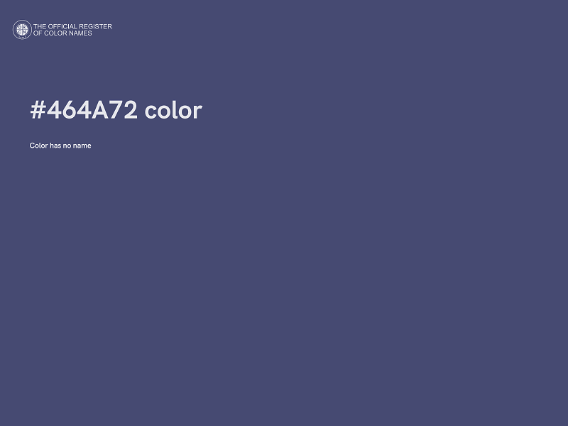 #464A72 color image