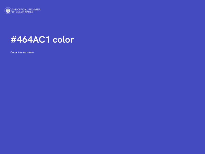 #464AC1 color image