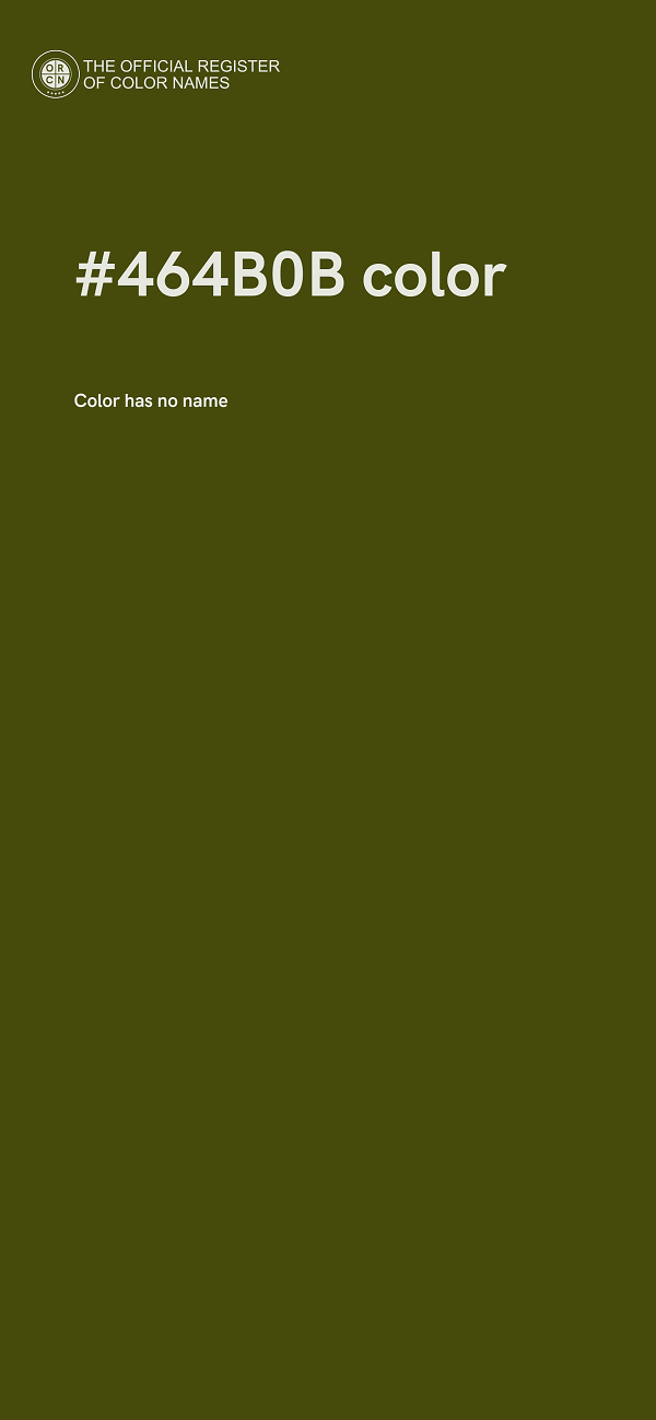 #464B0B color image