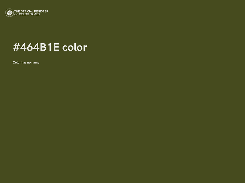 #464B1E color image