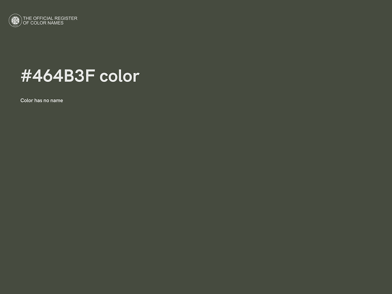 #464B3F color image