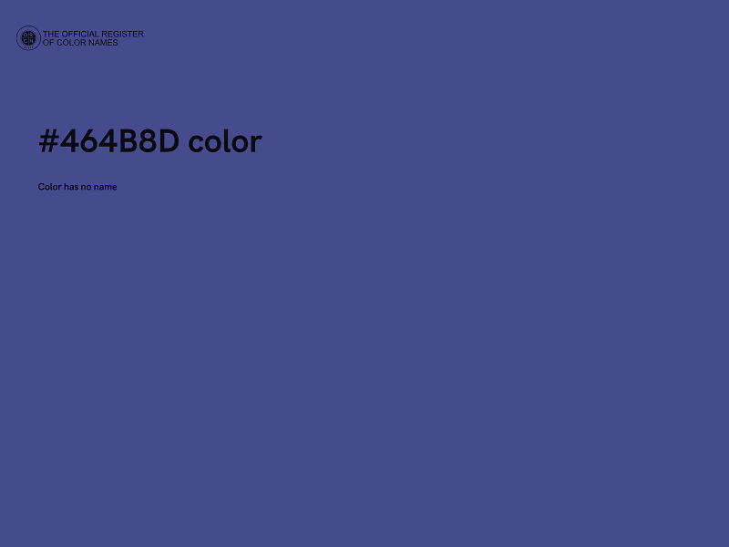 #464B8D color image