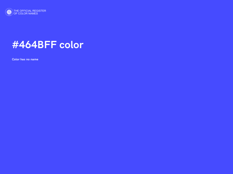 #464BFF color image