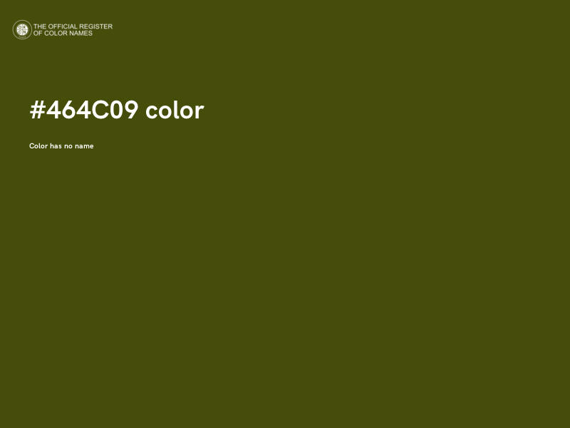 #464C09 color image