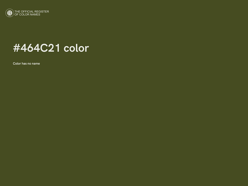 #464C21 color image