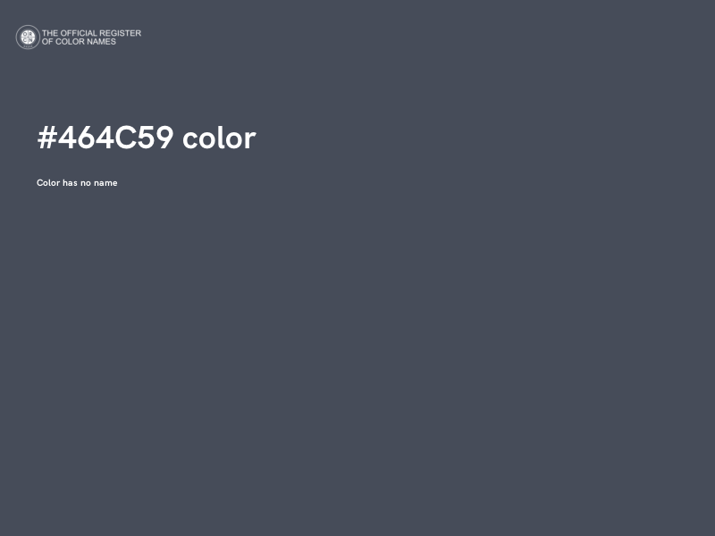 #464C59 color image