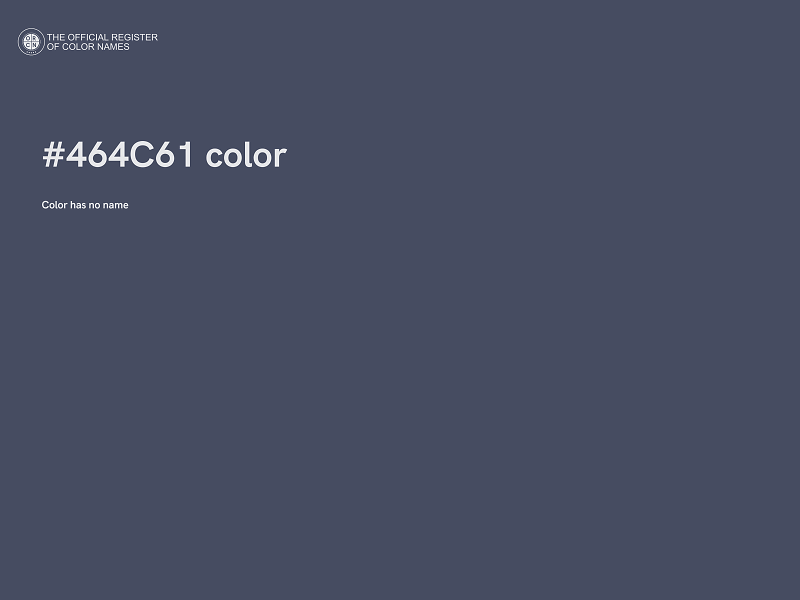 #464C61 color image