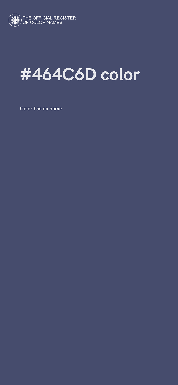#464C6D color image